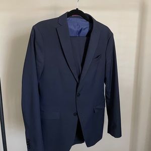 Polka Dot Navy Suit (two piece)